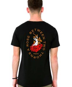 Red Rose Between Thorns T Shirt