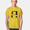 Smoking Girl Anime Yellow T Shirt