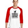 Squirrel Always Be Yourself Sleeve Raglan Tee