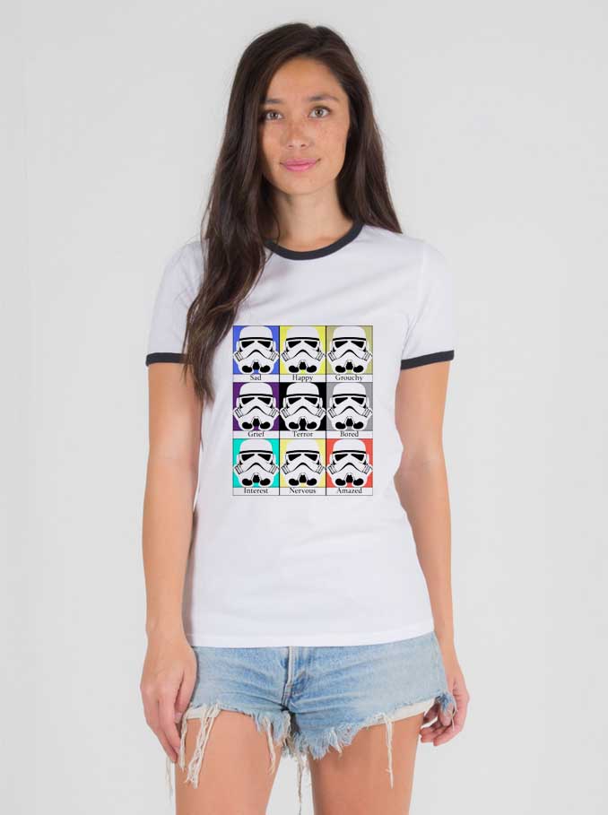 stormtrooper emotions t shirt