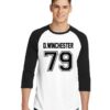 Supernatural Dean Winchester Sleeve Raglan Tee