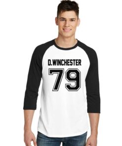 Supernatural Dean Winchester Sleeve Raglan Tee