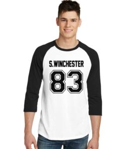 Supernatural Sam Winchester Sleeve Raglan Tee