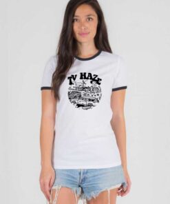 TV HAZE Desert Junk Ringer Tee