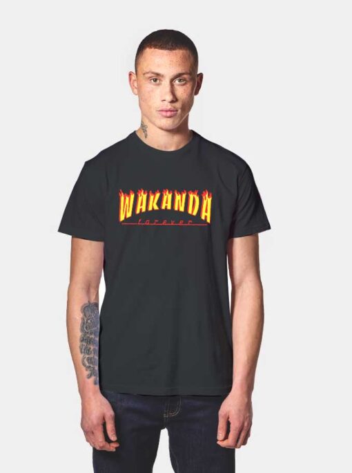 Wakanda Forever Thrasher T Shirt