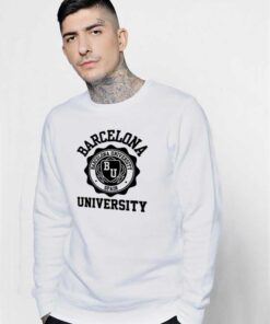 Barcelona University Logo Sweatshirt