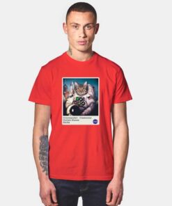 Clawsome Cat Astronaut Graphic T Shirt