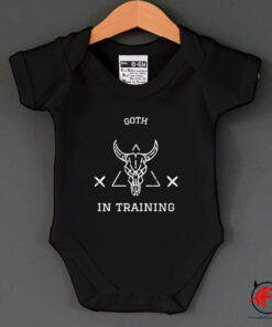 Goth In Training Baby Onesie