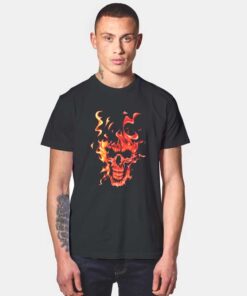 Heron Preston Red Fire Skull