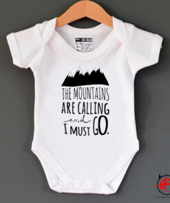 Mountains are Calling Baby Onesie