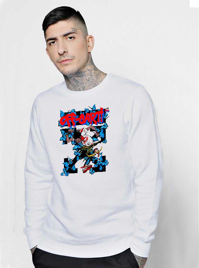 Playboi Carti x Off White Collab Sweatshirt - Streetwear Sweater