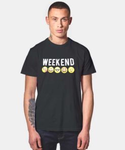 Weekend Emoji T Shirt