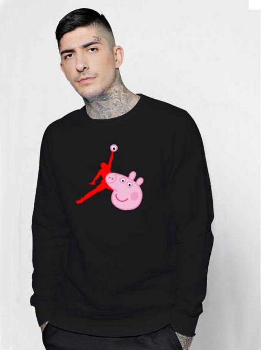 Air Jordan X Peppa Pig Parody Sweatshirt