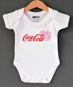 Coca Cola Coke X Peppa Pig Parody Baby Onesie