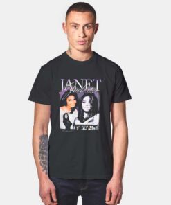 Janet Jackson Black T Shirt