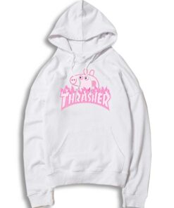 Peppa Pig X Thrasher Parody Hoodie