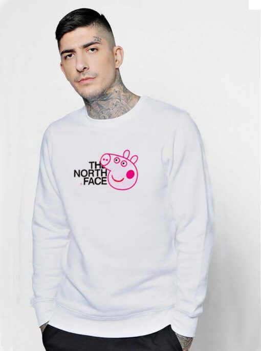 The North Face X Pig Peppa Parody Sweatshirt