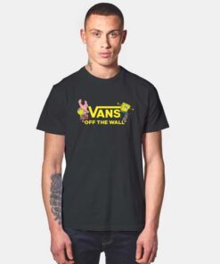 Vans Spongebob Squarepants Collaboration Yellow Printed T Shirt