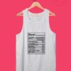 Beer Nutrition Facts Tank Top Design Ideas