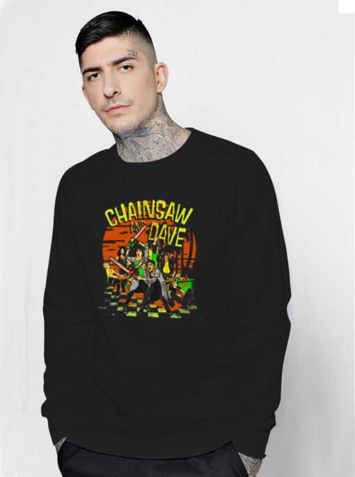 Chainsaw and Dave Summer School Sweatshirt