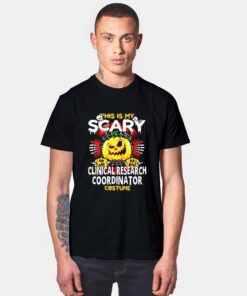 Clinical Research Coordinator Scary Halloween T Shirt