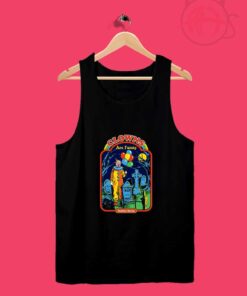 Clowns Are Funny Halloween Tank Top Design Ideas