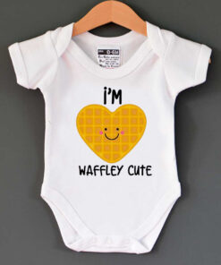 I'm Waffley Cute Baby Onesie