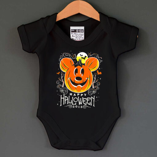 Mickey Mouse Halloween Baby Onesie