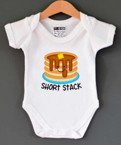 Short Stack Cute Baby Onesie