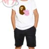 A Bathing Ape Bape Head X Peppa Pig Parody Youth T Shirt