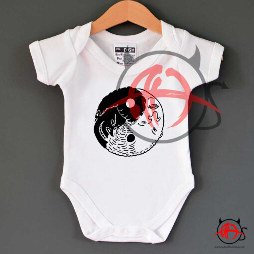 Beavis and Butthead Yin Yang Baby Onesie