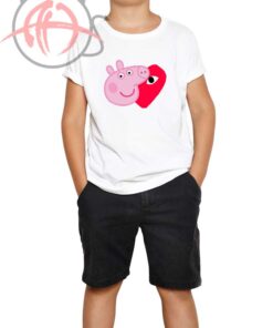 Comme Des Garcons Play X Peppa Pig Parody Youth T Shirt