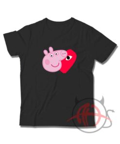 Comme Des Garcons Play X Peppa Pig Parody Youth T Shirt1