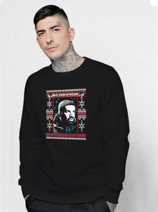 Drake Scorpion Christmas Ugly Sweater 2018