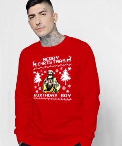 Merry Christmas Birthday Boy Sweatshirt