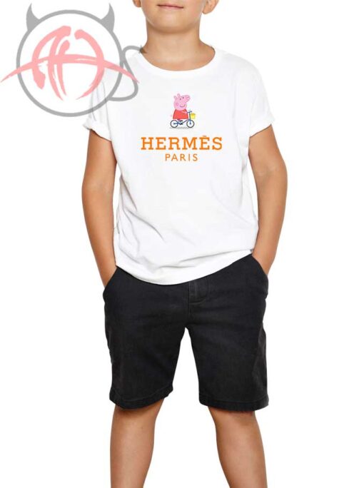 Peppa Pig X Hermes Parody Youth T Shirt