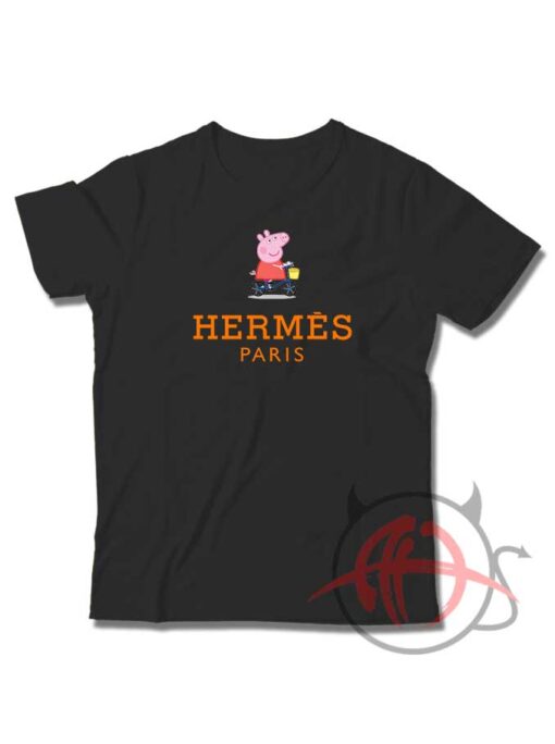 Peppa Pig X Hermes Parody Youth T Shirt