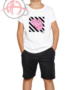 Peppa Pig x OFF White Collab Youth T Shirt