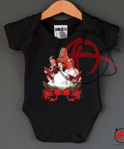 Star Wars Christmas Jedi Carols Baby Onesie