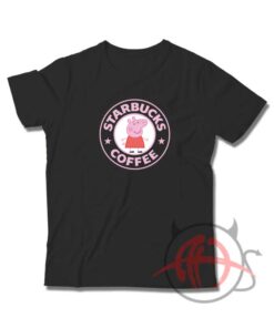 Starbuck X Peppa Pig Parody Youth T Shirt1