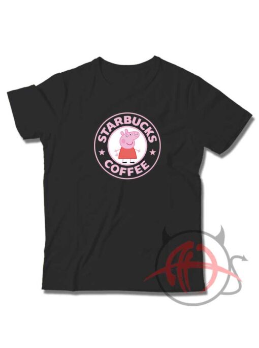 Starbuck X Peppa Pig Parody Youth T Shirt