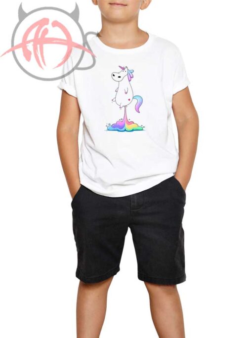 Unicorn Fart Youth T Shirt