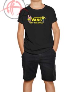 Vans Spongebob Squarepants Collaboration Yellow Youth T Shirt