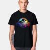 Jurassic Park Teaching Rainbow Printed T Shirt