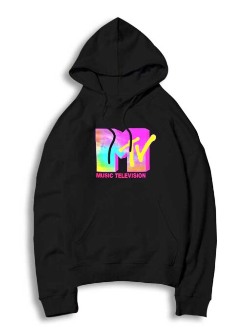 MTV Fluorescent Logo Vintage Hoodie