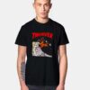 Thrasher Magazine Neckface Invert Skateboard T Shirt