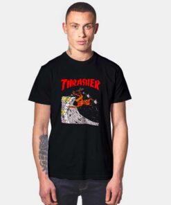 Thrasher Magazine Neckface Invert Skateboard T Shirt
