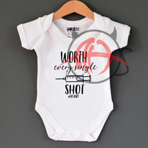 Worth Every Single Shot Baby Onesie