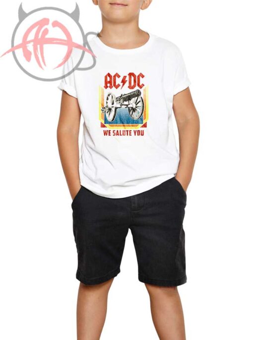 ACDC We Salute You Youth T Shirt