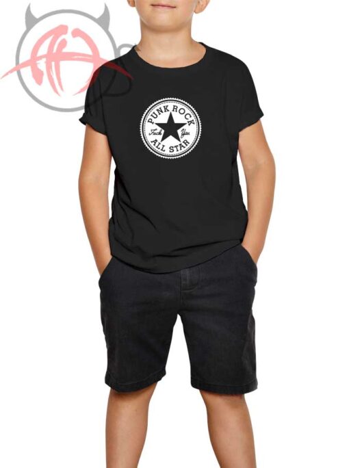 Punk Rock All Star Youth T Shirt